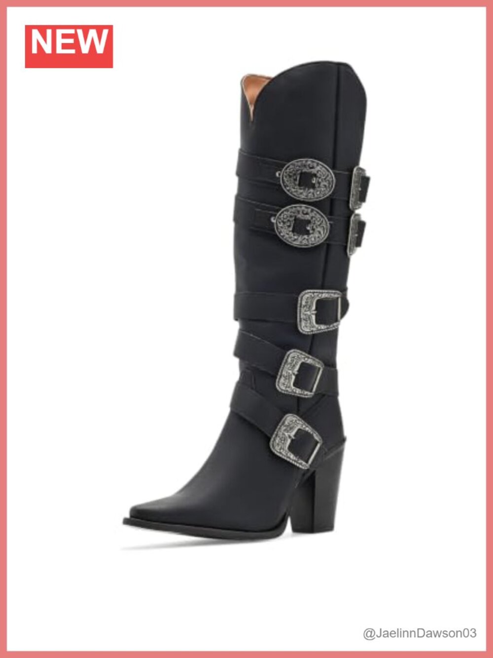 Over the Knee High Leather Snip Toe Boots Heels Zip Casual